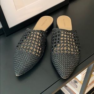villa rouge stacey woven mules